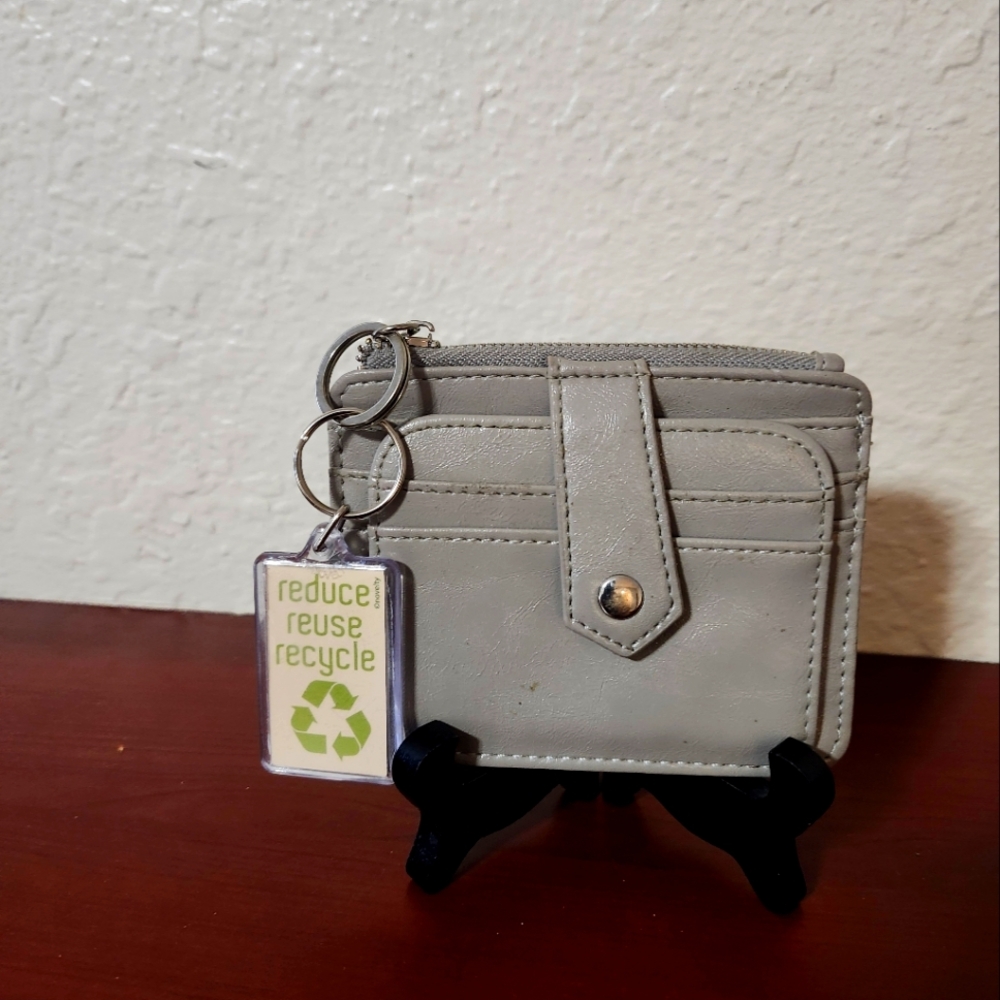 Gray Card Holder Wallet